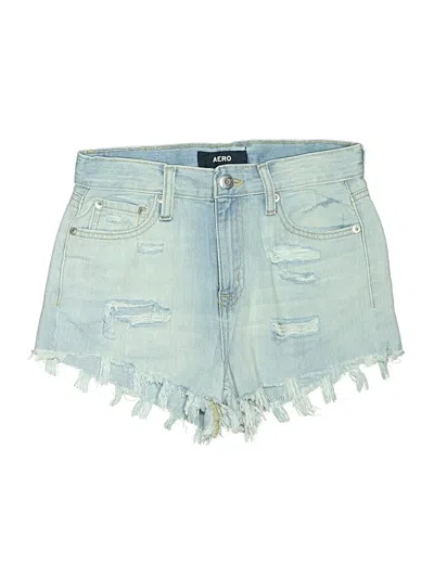 Pre-owned Aero Denim Shorts In Blue