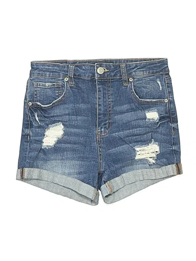 Pre-owned Aero Denim Shorts In Blue