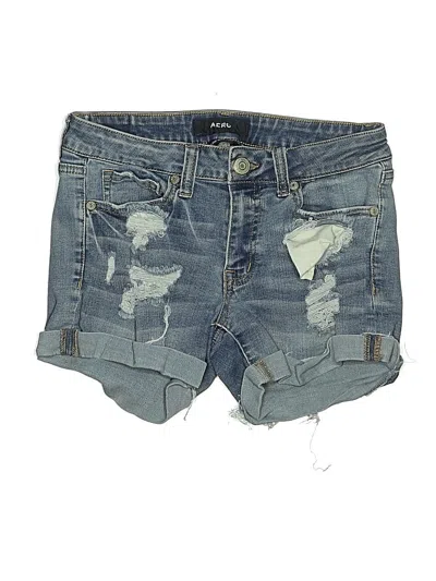Pre-owned Aero Denim Shorts In Blue