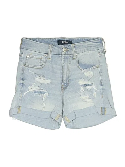 Pre-owned Aero Denim Shorts In Blue