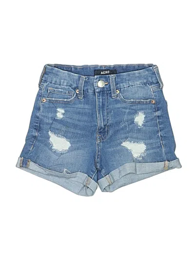 Pre-owned Aero Denim Shorts In Blue