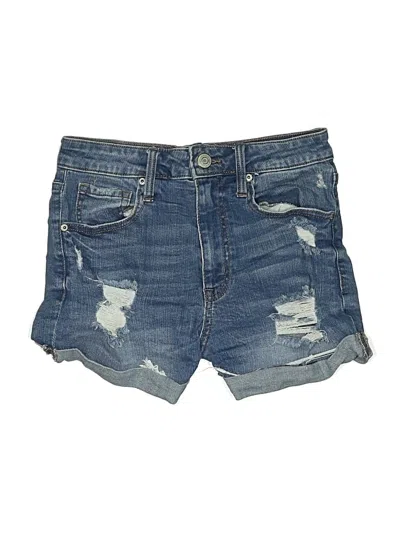 Pre-owned Aero Denim Shorts In Blue