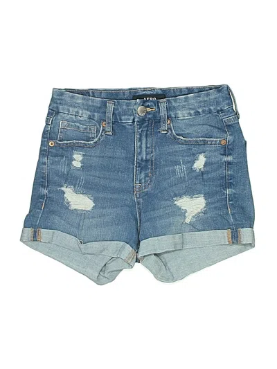 Pre-owned Aero Denim Shorts In Blue