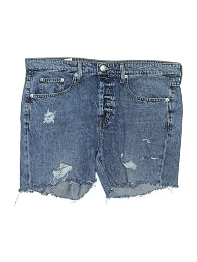 Pre-owned Aero Denim Shorts In Blue