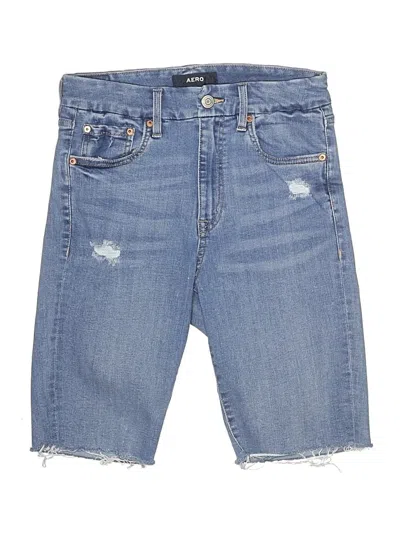 Pre-owned Aero Denim Shorts In Blue