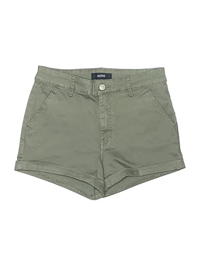 Pre-owned Aero Khaki Shorts In Green