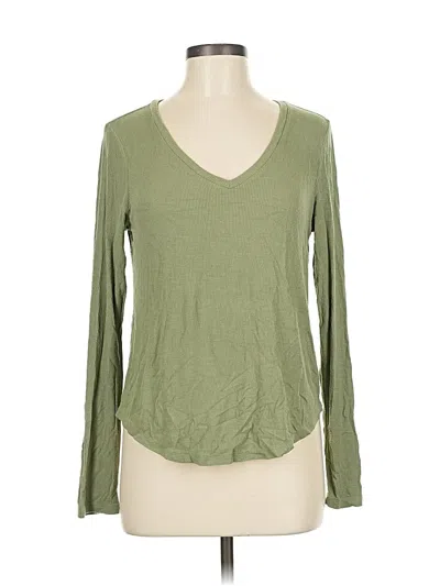 Pre-owned Aero Long Sleeve T-shirt In Green
