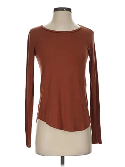 Pre-owned Aero Long Sleeve T-shirt In Brown