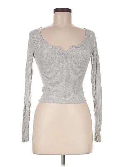 Pre-owned Aero Long Sleeve T-shirt In Gray