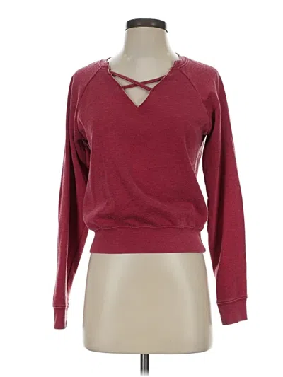 Pre-owned Aero Pullover Sweater In Burgundy