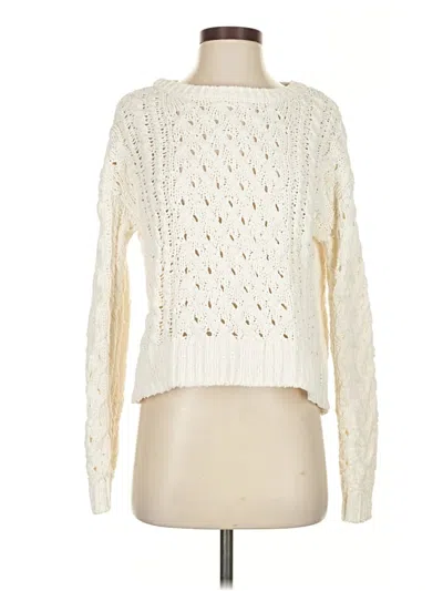 Pre-owned Aero Pullover Sweater In White