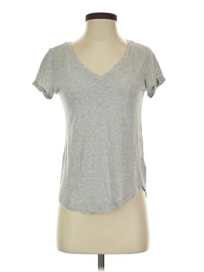Pre-owned Aero Short Sleeve Top Gray V-neck Tops