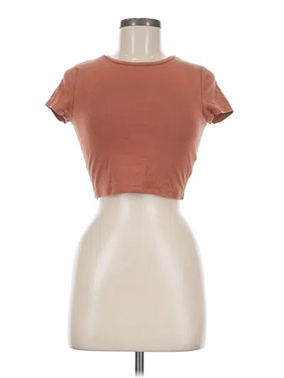 Pre-owned Aero Short Sleeve T-shirt In Brown