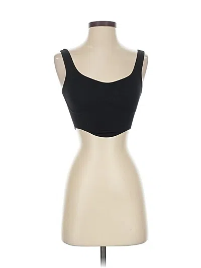 Pre-owned Aero Sleeveless Top Black Sweetheart Neckline Tops