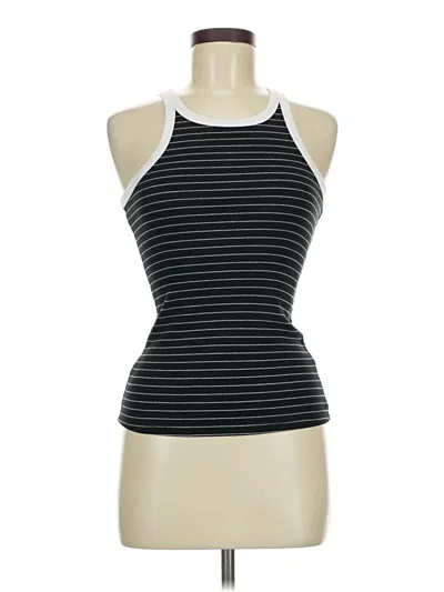 Pre-owned Aero Tank Top Black Halter Neckline Tops