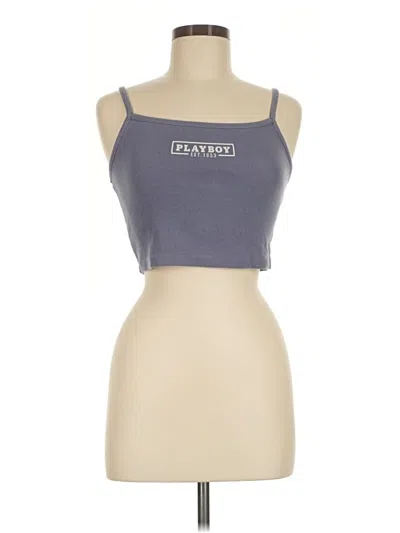 Pre-owned Aero Tank Top Gray Strapless Neckline Tops