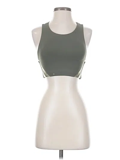 Pre-owned Aero Tank Top Green Halter Neckline Tops