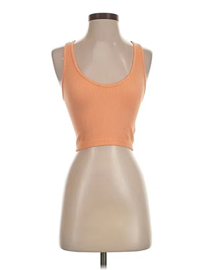 Pre-owned Aero Tank Top Orange Strapless Neckline Tops