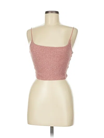 Pre-owned Aero Tank Top Pink Strapless Neckline Tops