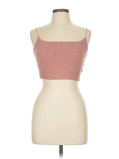 Pre-owned Aero Tube Top Pink Strapless Neckline Tops