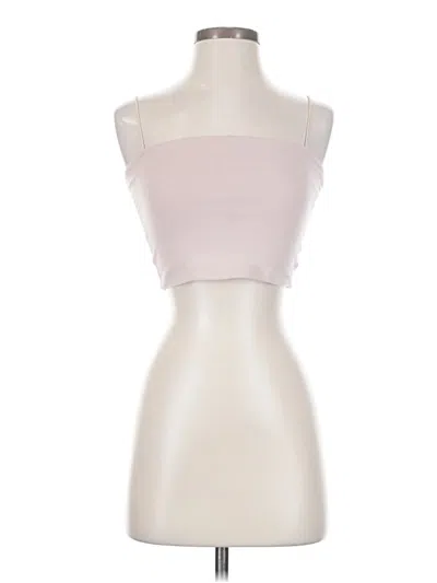 Pre-owned Aero Tube Top Pink Strapless Neckline Tops
