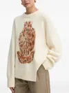 Aeron Abstract-pattern Sweater In Neutral