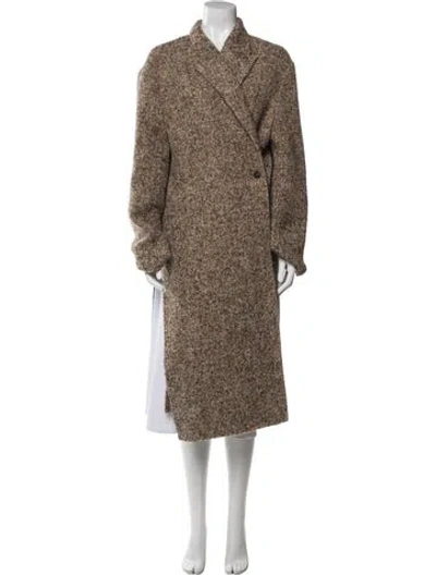 Pre-owned Aeron Alpaca Coat In Multi