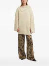 Aeron Asymmetrical-neckline Knit Sweater In Neutral