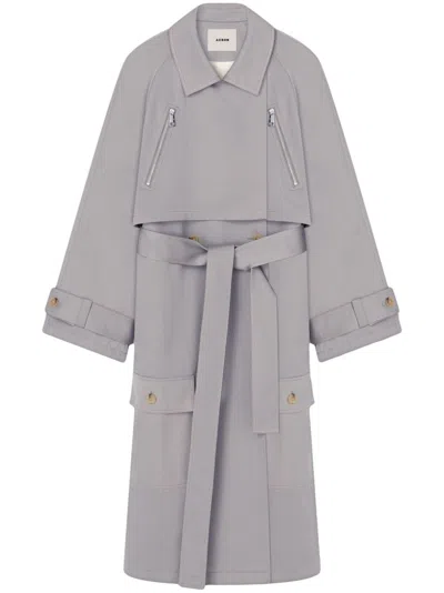 Aeron Avery Trench Coat In Grey