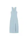 Aeron Belle - Extrafine Merino Wool Maxi Dress In Blue
