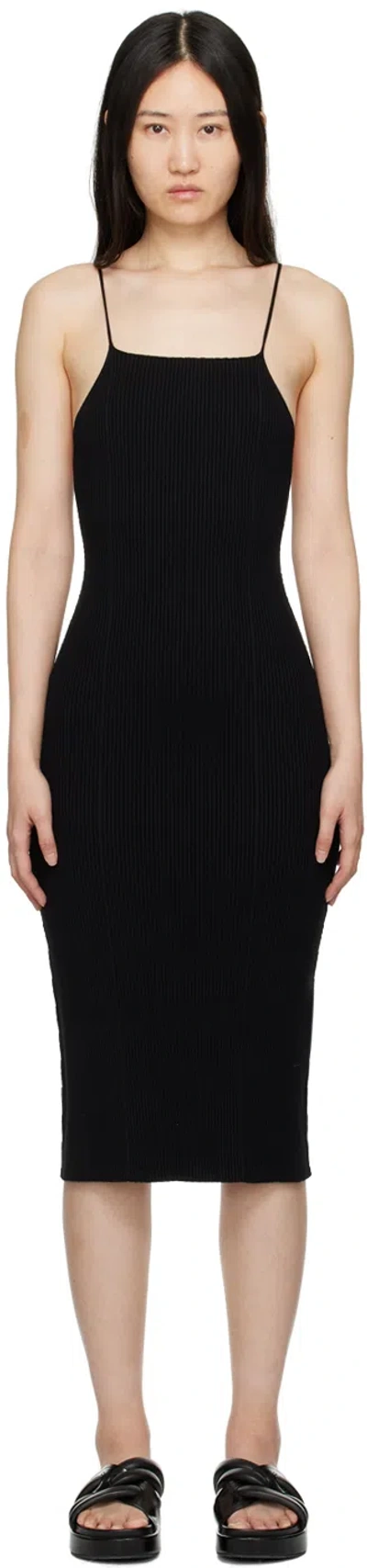 Aeron Black Zero104 Midi Dress In Black 001