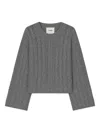Aeron Cable-knit Sweater In Gray