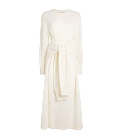 Aeron Cashmere-blend Maxi Dress In White