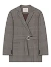Aeron Blazer Mit Karomuster In Gray