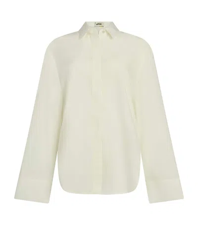 Aeron Cotton-blend Stallion Shirt In Neutral