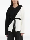 Aeron Diagonal-ribbed Knit Cardigan In Black