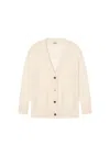 Aeron Evans Cardigan In White
