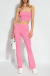 Aeron Flared Trousers In Pink