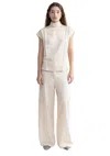 Aeron Flora - Cupro Sleeveless Turtleneck In Multi