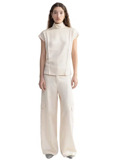 Aeron Flora - Cupro Sleeveless Turtleneck In Multi