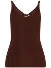 Aeron Freesia Knitted Top In Brown