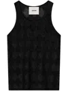 Aeron Geometric Tank Top In Black