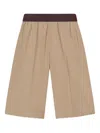 Aeron High-rise Bermuda Shorts In Brown