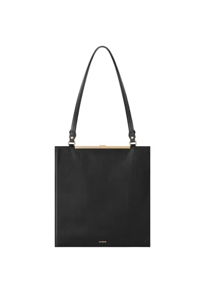 Aeron Juliette - Leather Shoulder Bag In Black