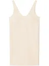 Aeron Leather Dress In Neutrals