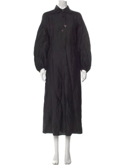 Pre-owned Aeron Long Dress In Gray