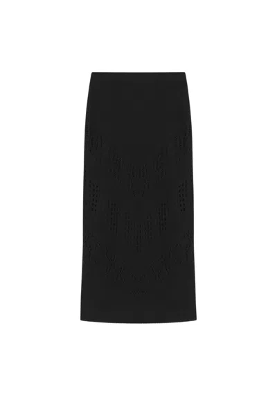 AERON AERON MAUD - LACE KNIT MIDI SKIRT
