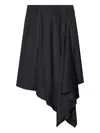Aeron Mellow Asymmetric Skirt In Black