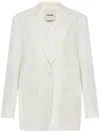 Aeron Mercedes Suiting Blazer In White