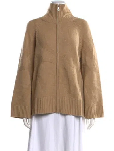 Pre-owned Aeron Merino Wool Patterned Sweater In Neutral